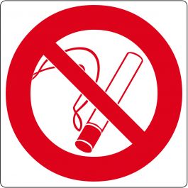 Floor pictogram for “No Smoking”