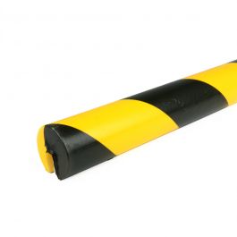 PRS bumper for edges, model 2 - yellow/black - 1 meter