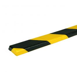 PRS bumper for flat surfaces, model 44 - yellow/black - 1 meter