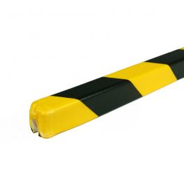 PRS bumper for edges, model 9 - yellow/black - 1 meter