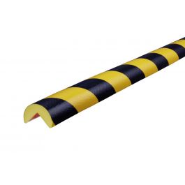 Knuffi bumper for corners, type A - yellow/black - 5 meter