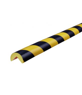 Knuffi bumper for corners, type A - yellow/black - 5 meter