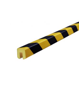 Knuffi bumper for edges type G - yellow/black - 5 meter