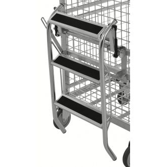 Kongamek folding step ladder for KM9000 shelf trolley